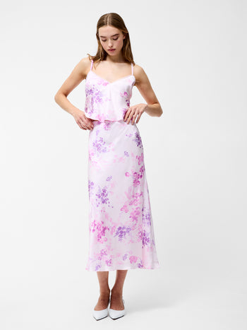 Elyria Oona Satin Babydoll Top