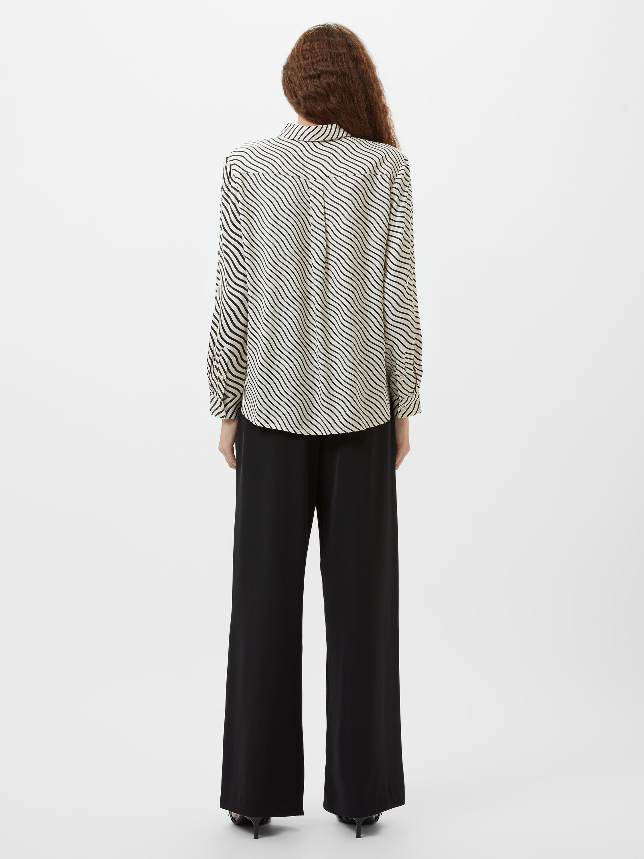 Candice Satin Stripe Shirt
