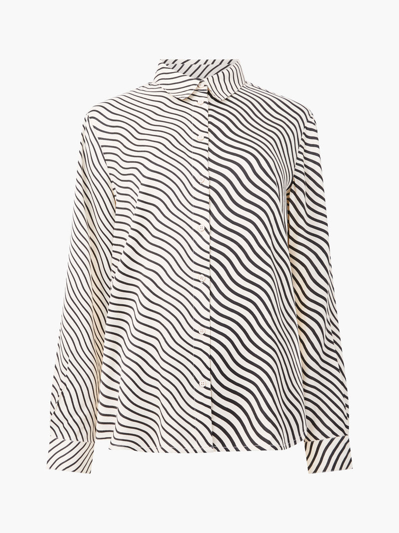 Candice Satin Stripe Shirt