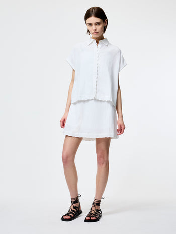 Ariette Linen Short Sleeve Shirt