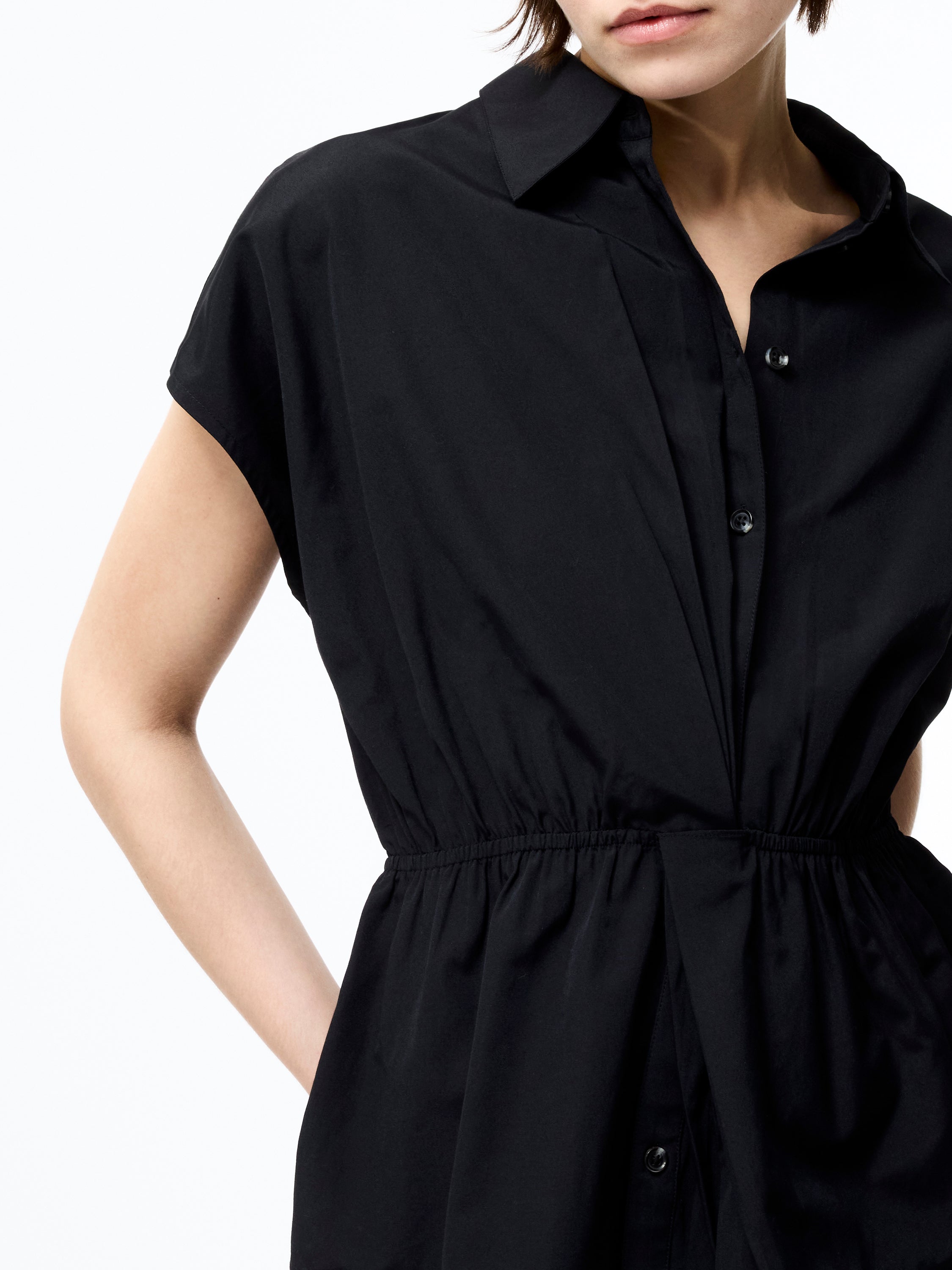 Era Poplin Twist Knot Shirt