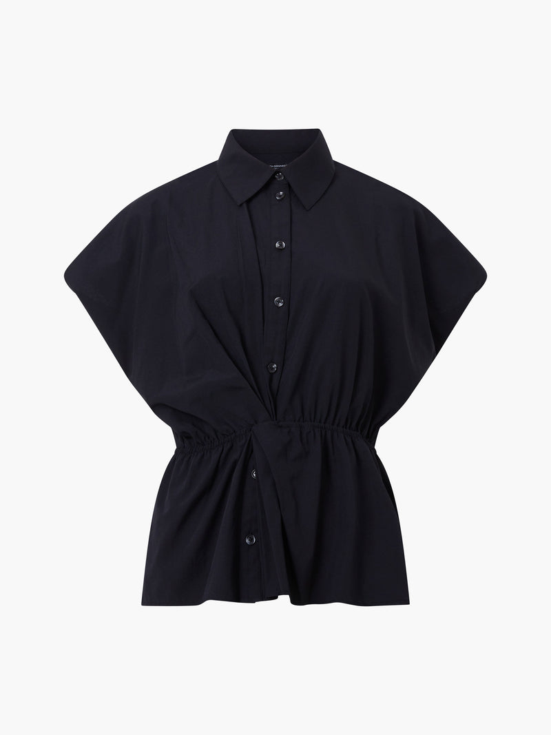 Era Poplin Twist Knot Shirt