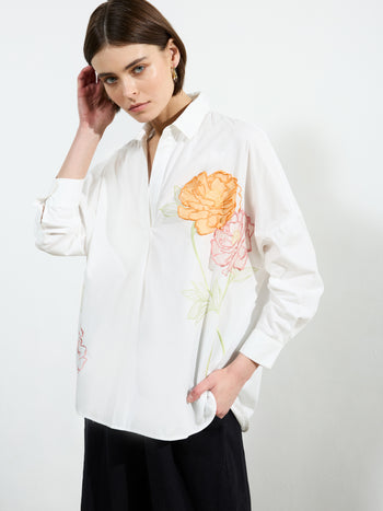 Cambria Cotton Popover Shirt