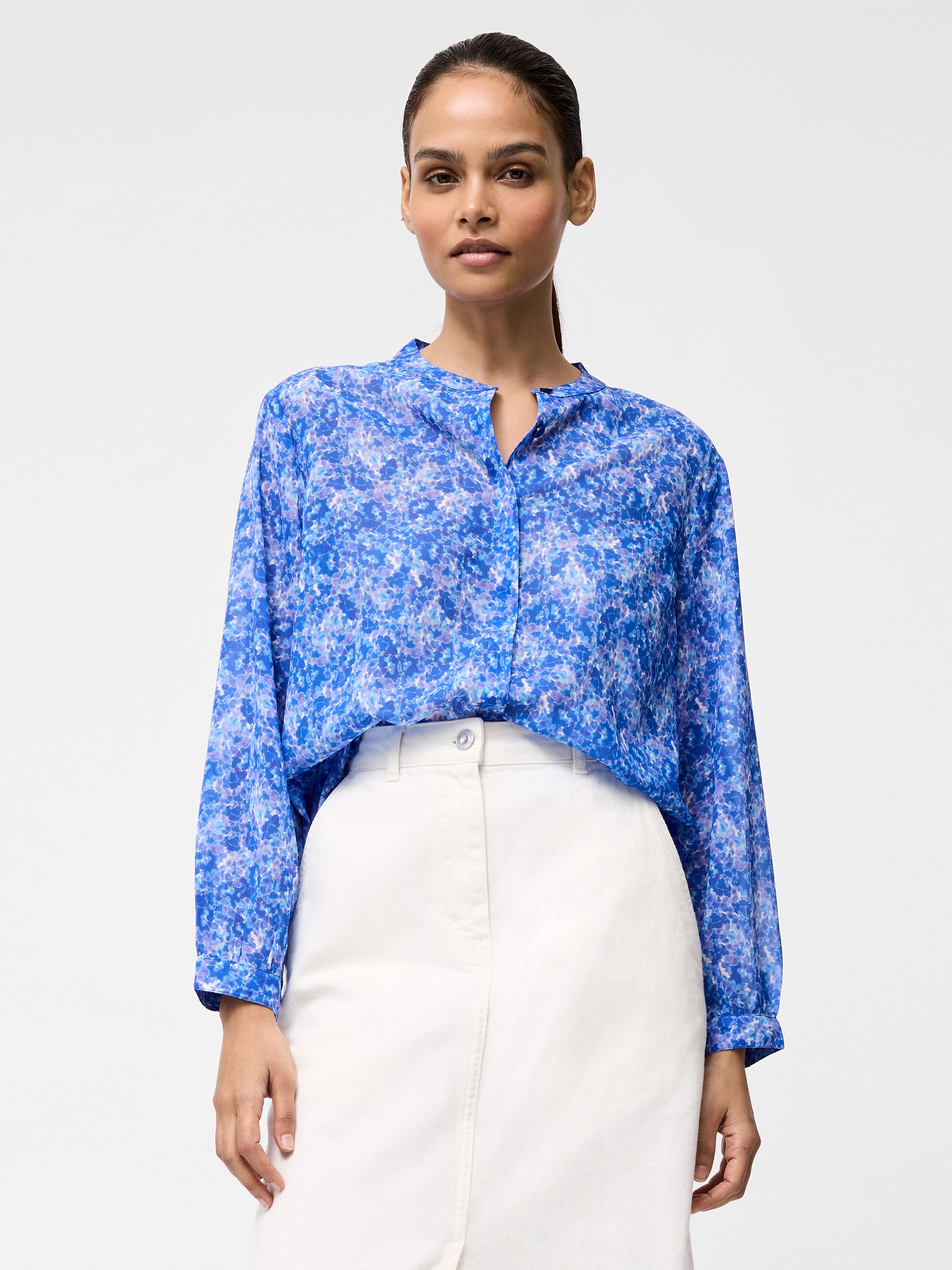 Cass Henley Button Down Top