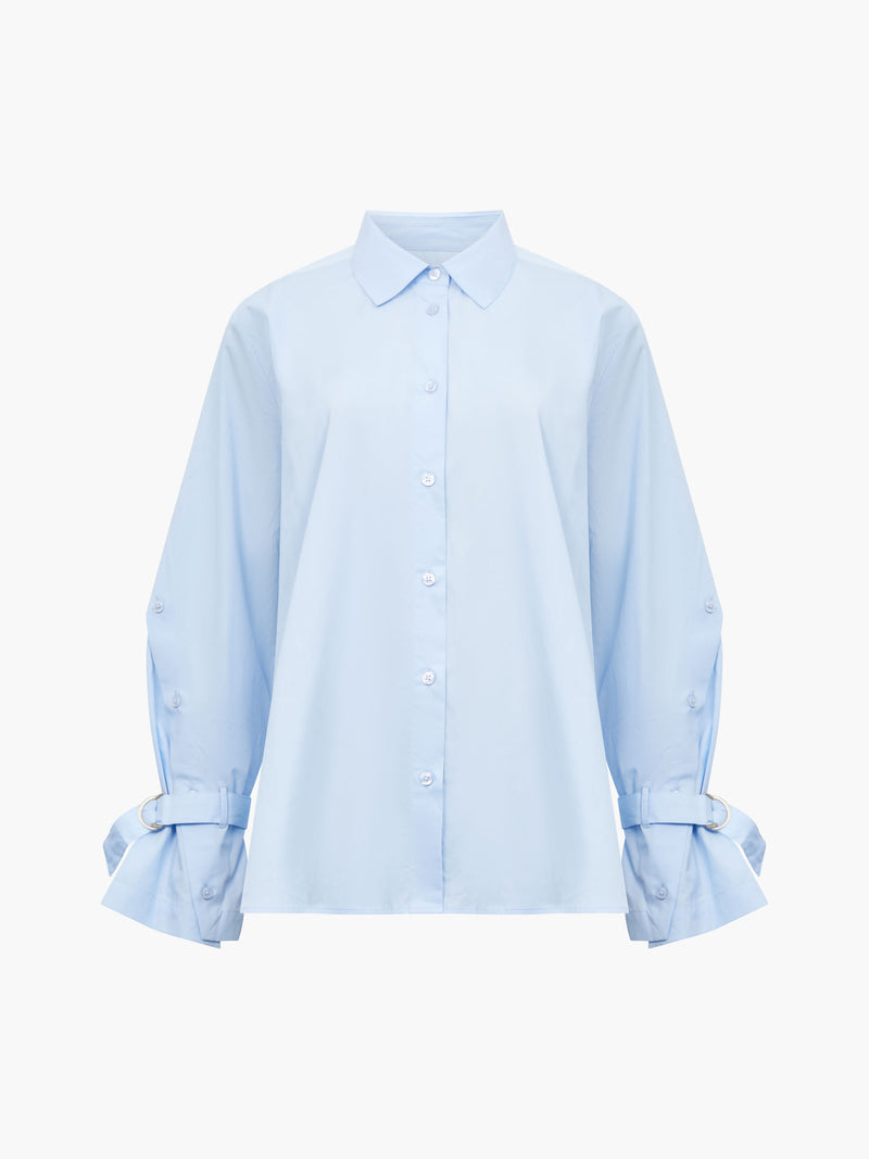 Cambria Longline Button Detail Sleeve Shirt