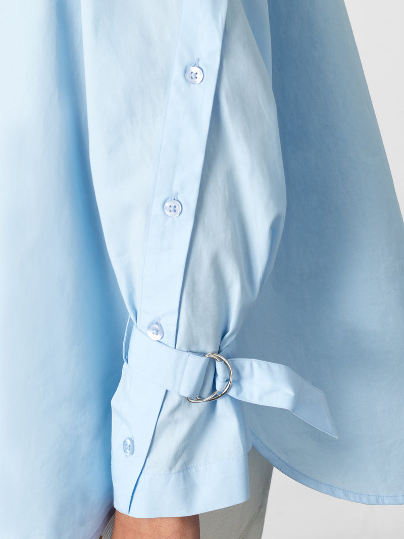 Cambria Longline Button Detail Sleeve Shirt