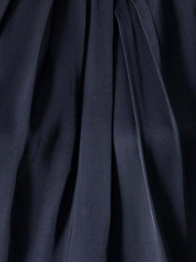 Sera Eco Satin Pleated Sleeveless Blouse