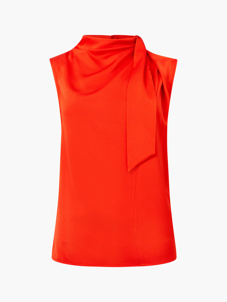 Eliza Satin Drape Top