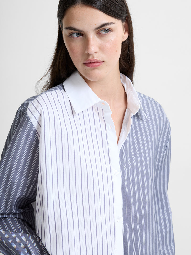 Cambria Cotton Striped Long Sleeve Shirt