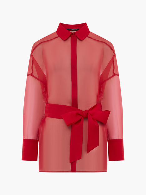 Mai Organza Tie Waist Shirt