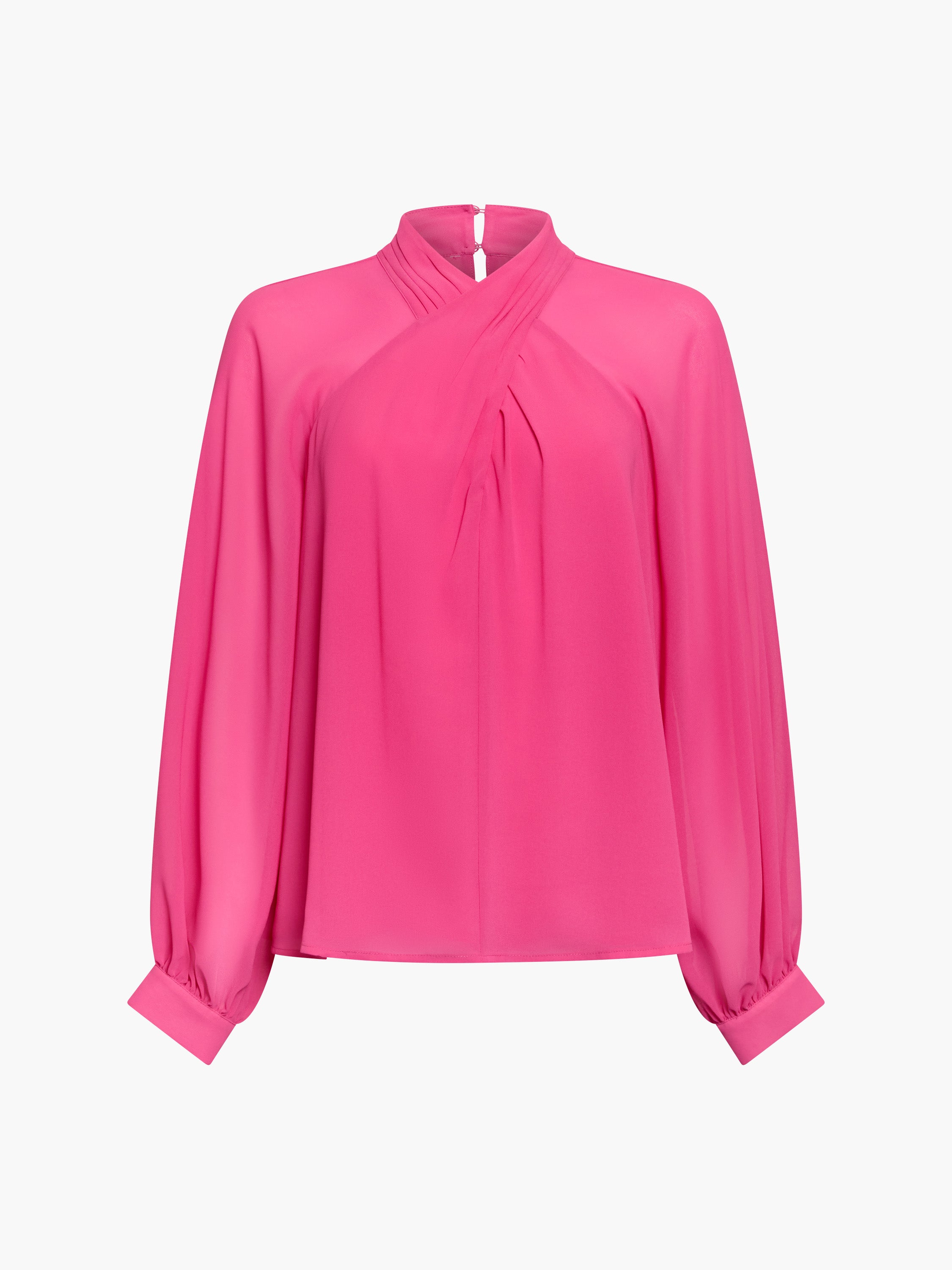 Eden Georgette Long Sleeve Wrap Blouse