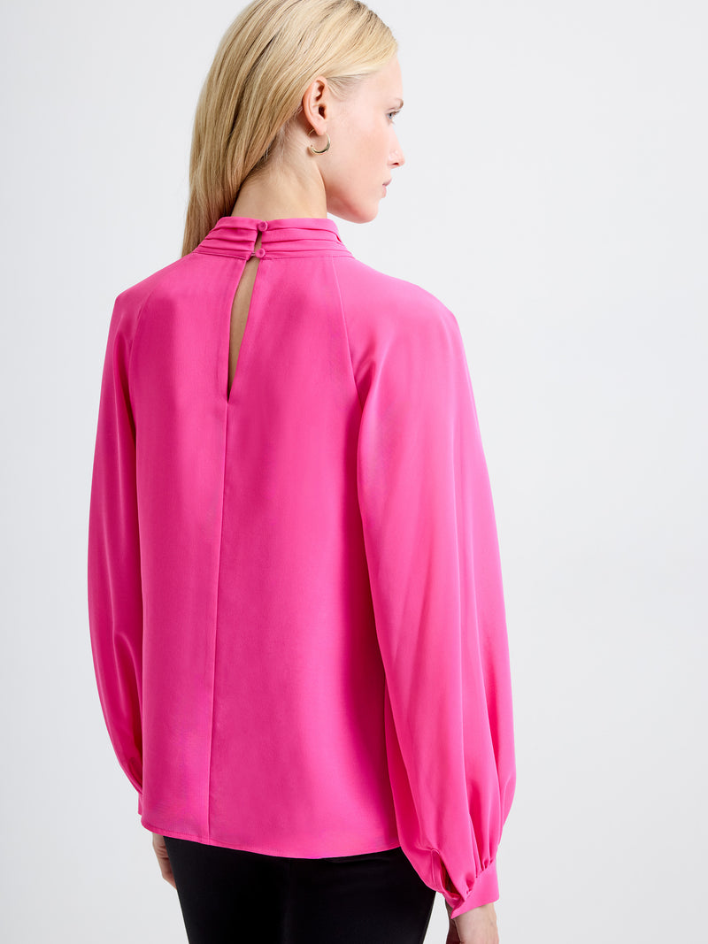 Eden Georgette Long Sleeve Wrap Blouse