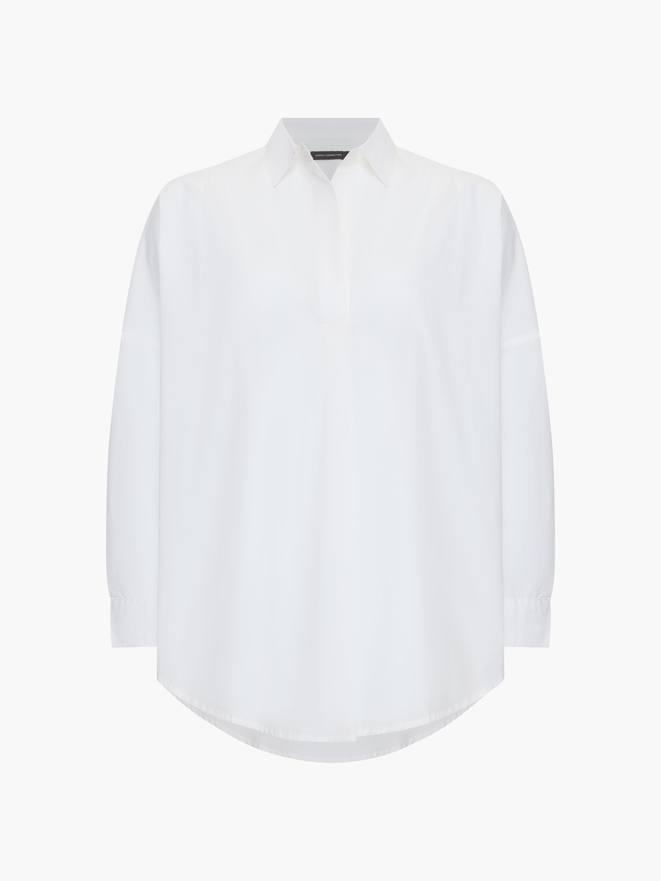 Long Sleeve Poplin Popover Shirt