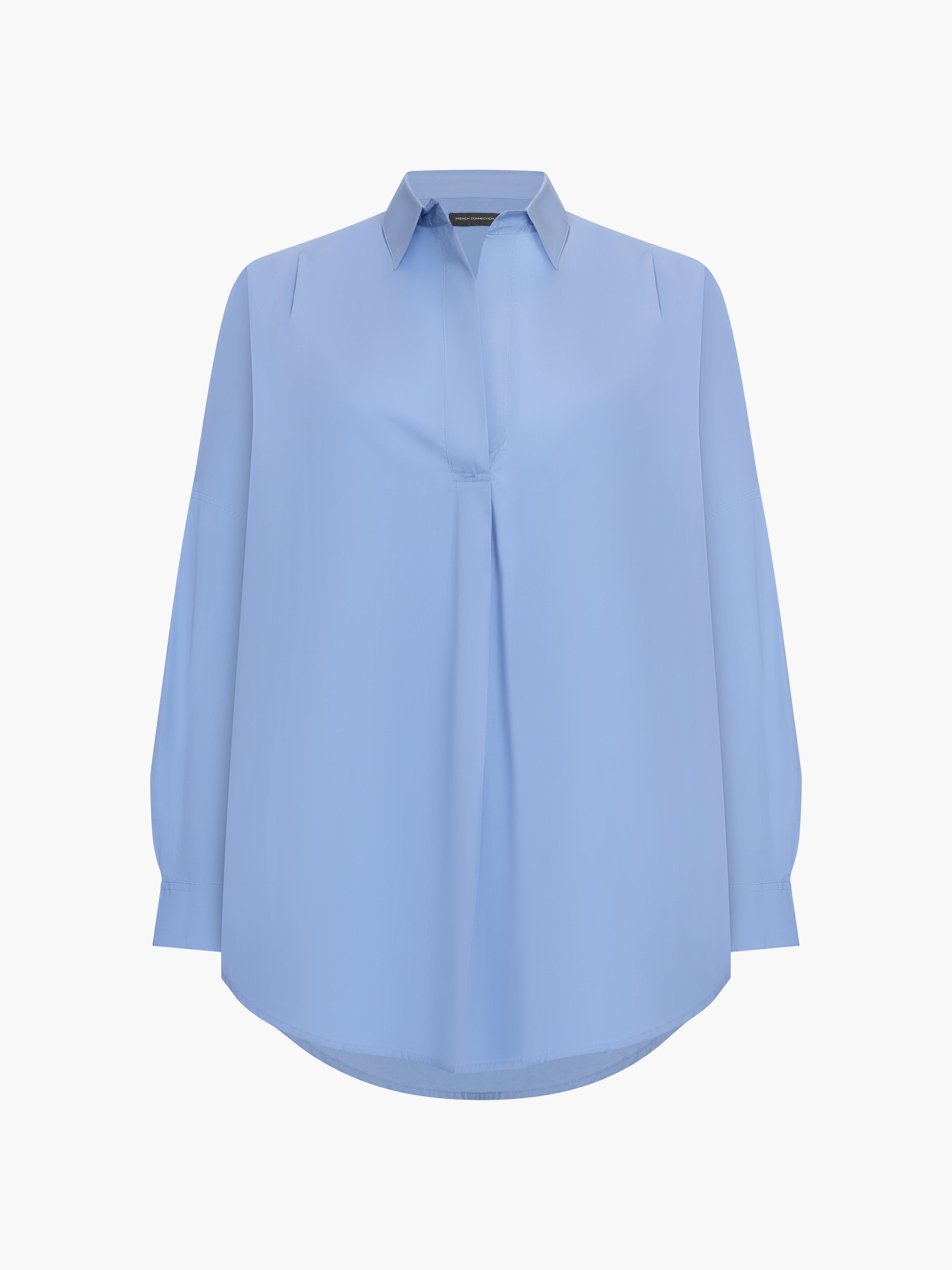 Long Sleeve Poplin Popover Shirt