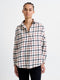 Mixed Flannel Check Popover Shirt