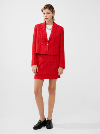 Azzurra Tweed Mini Skirt