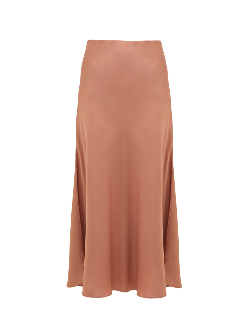 Ennis Eco Satin Midaxi Slip Skirt