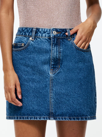 Dallas Denim Mini Skirt