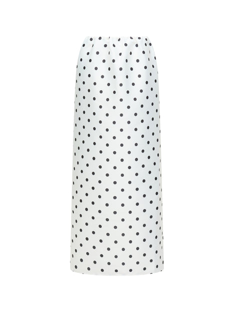 Polka Dot Maxi Skirt