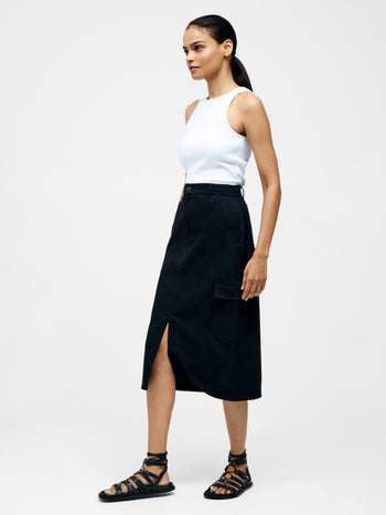 Cargo Midi Skirt