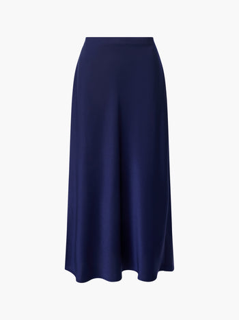 Satin Midi Skirt