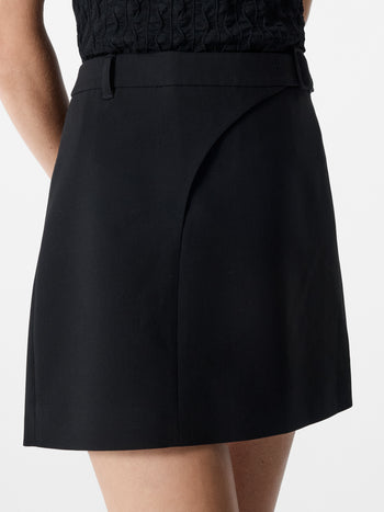 Azra Twill Mini Skirt