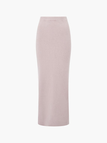 Ava Knitted Straight Midi Skirt