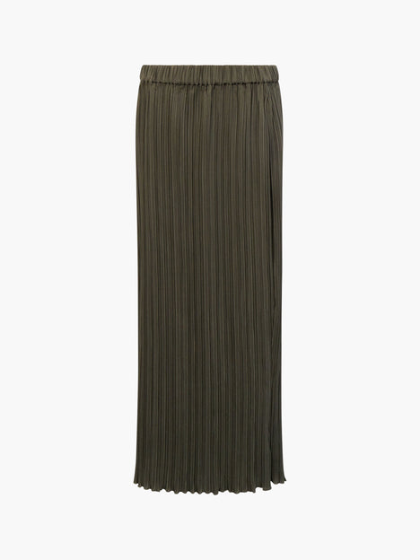 Niri Plisse Column Maxi Skirt