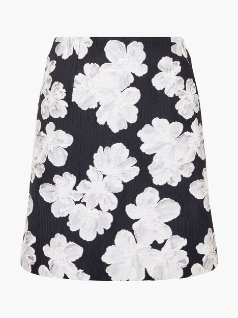 Lora Poly Jacquard Mini Skirt