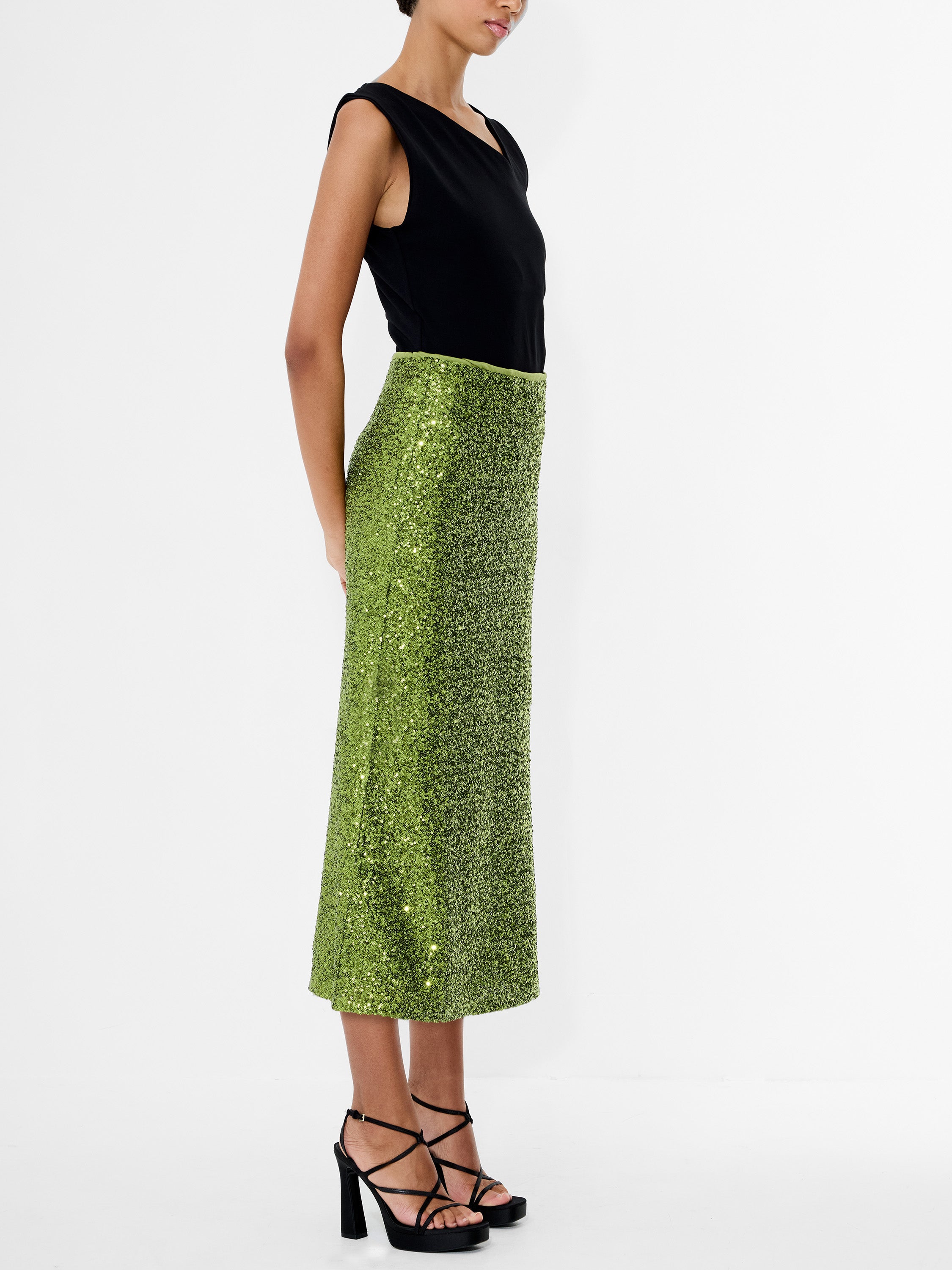Elena Sequin Midi Skirt