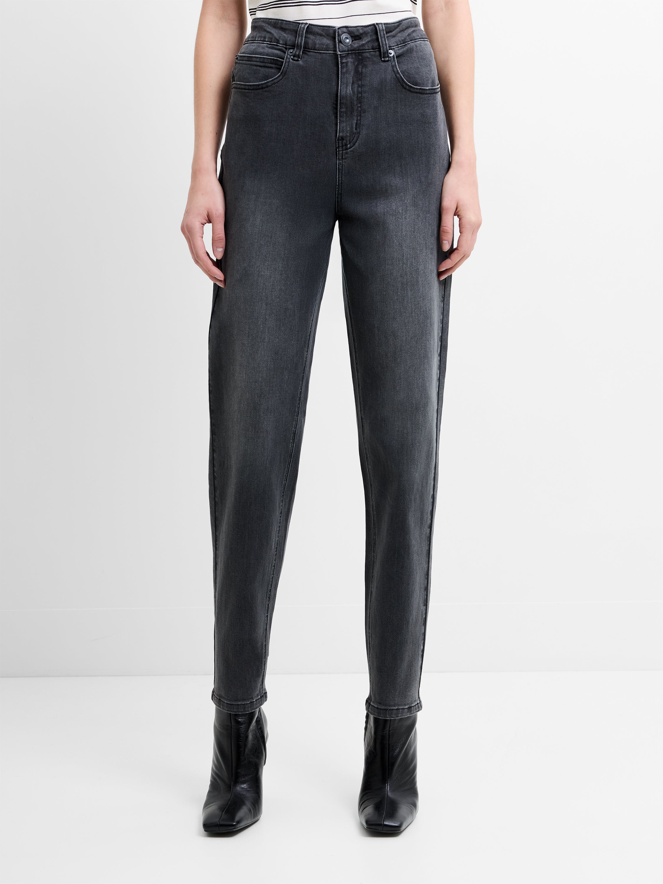 Sylvie Grey Wash Denim Slim Leg Jeans