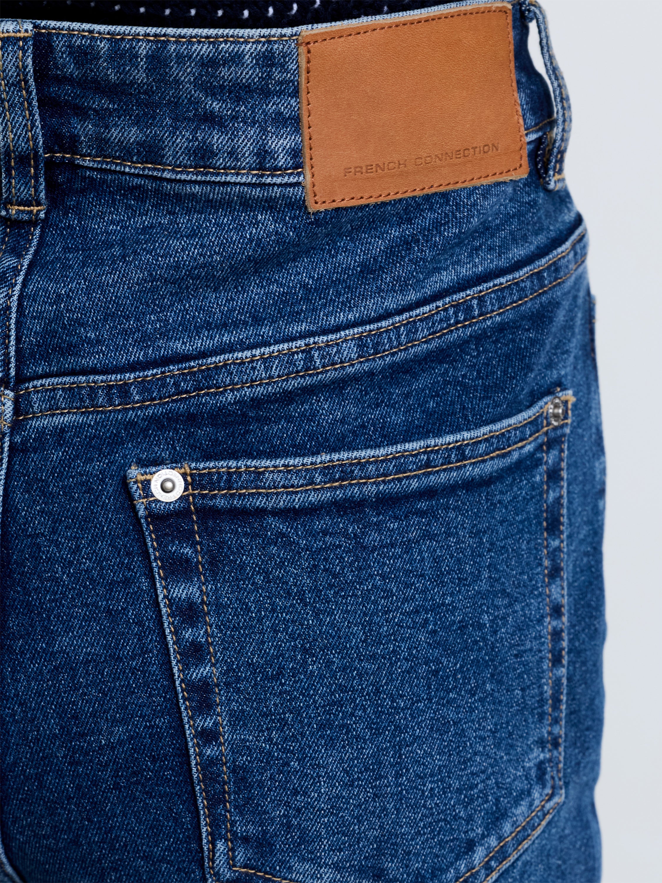 Sylvie Vintage Blue Wash Denim Slim Leg Jeans