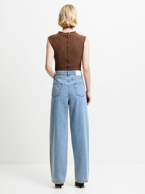 Dallas Vintage Wash Denim Boyfriend Jeans