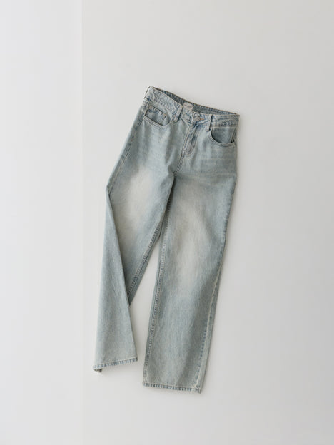 Dallas Light Wash Denim Straight Leg Jeans