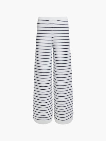 Marley Knit Striped Wide Leg Trousers