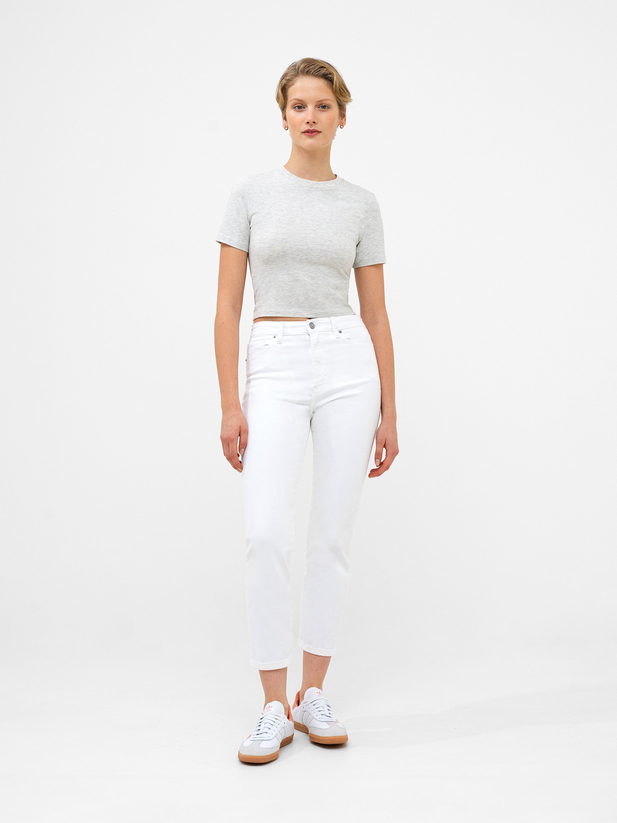 Stretch Slim Straight Cigarette Ankle Length Denim Jeans 28 Inch