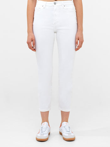 Stretch Slim Straight Cigarette Ankle Length Denim Jeans 28 Inch