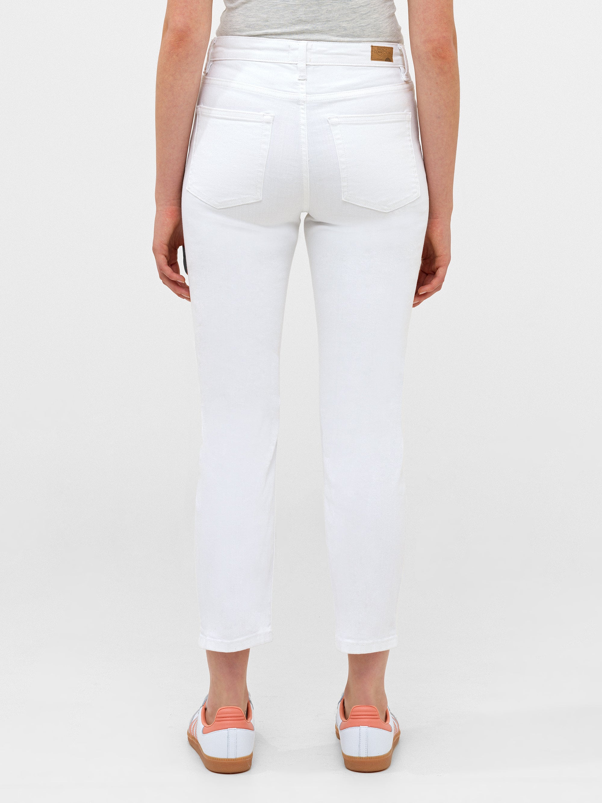 Stretch Slim Straight Cigarette Ankle Length Denim Jeans 28 Inch