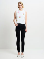 Soft Stretch Denim High Rise Skinny Jeans 30 Inch