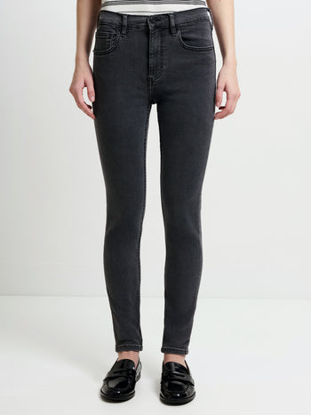 Soft Stretch Denim High Rise Skinny Jeans 30 Inch