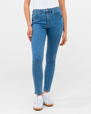 Soft Stretch Denim High Rise Skinny Jeans 30 Inch