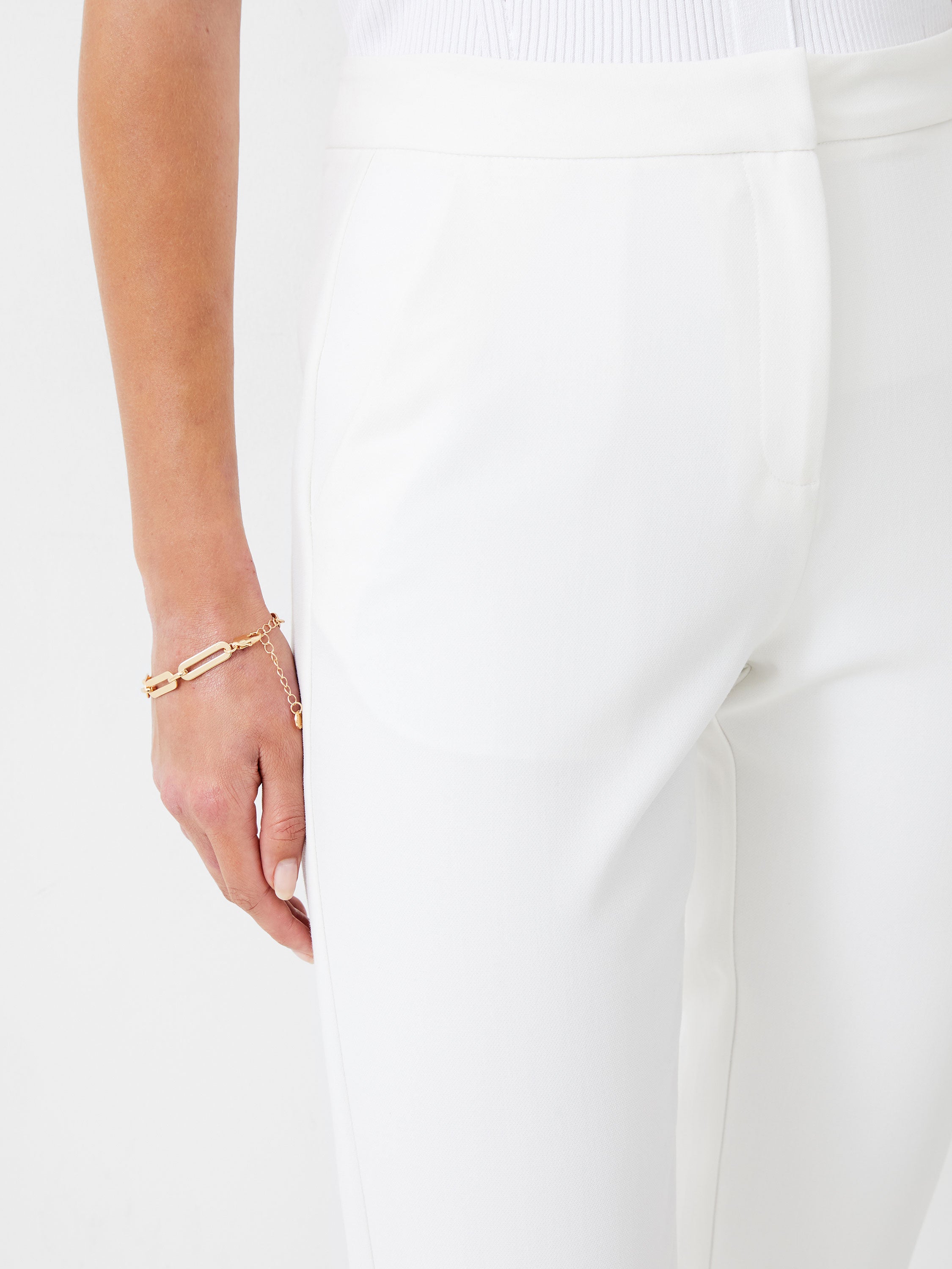 Tailored Tapered Ankle Grazer Trousers