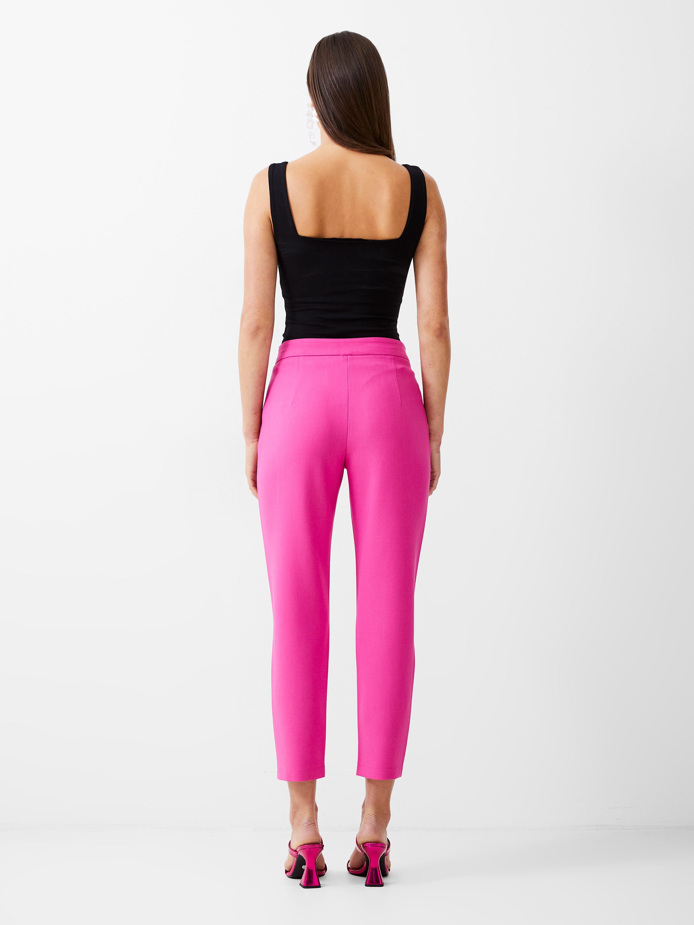 Tailored Tapered Ankle Grazer Trousers