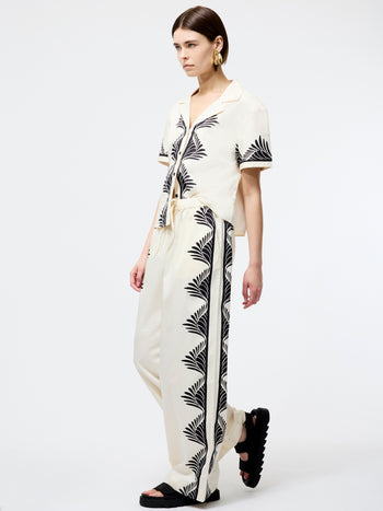 Nola Alexis Printed Wide Leg Trousers