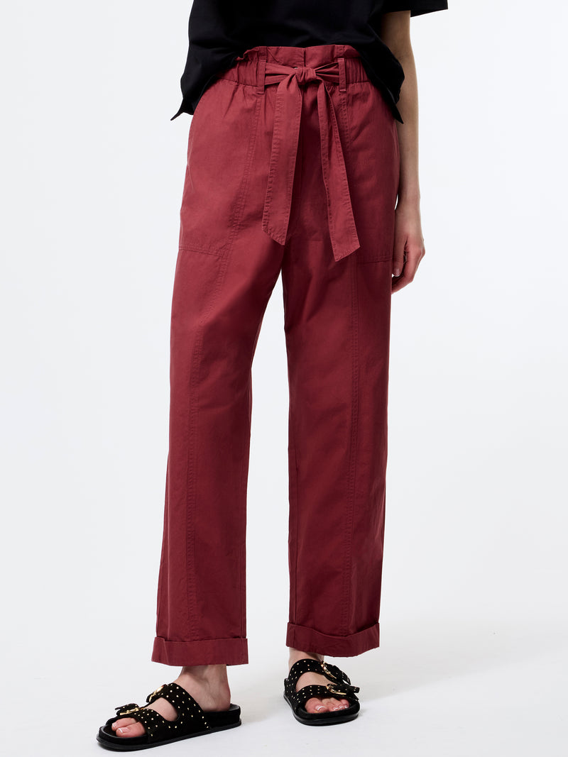 Cotton Paper Bag Trousers