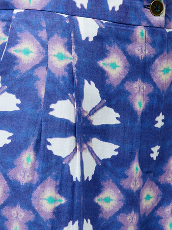 Dory Linen Blend Wide Leg Trousers