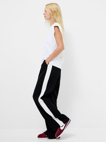 Vinnie Side Stripe Wide Leg Trousers
