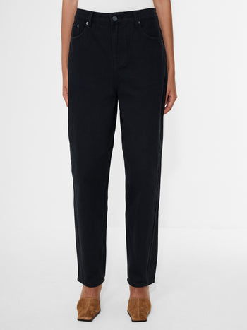 Loren Twill Denim Barrel Leg Jeans