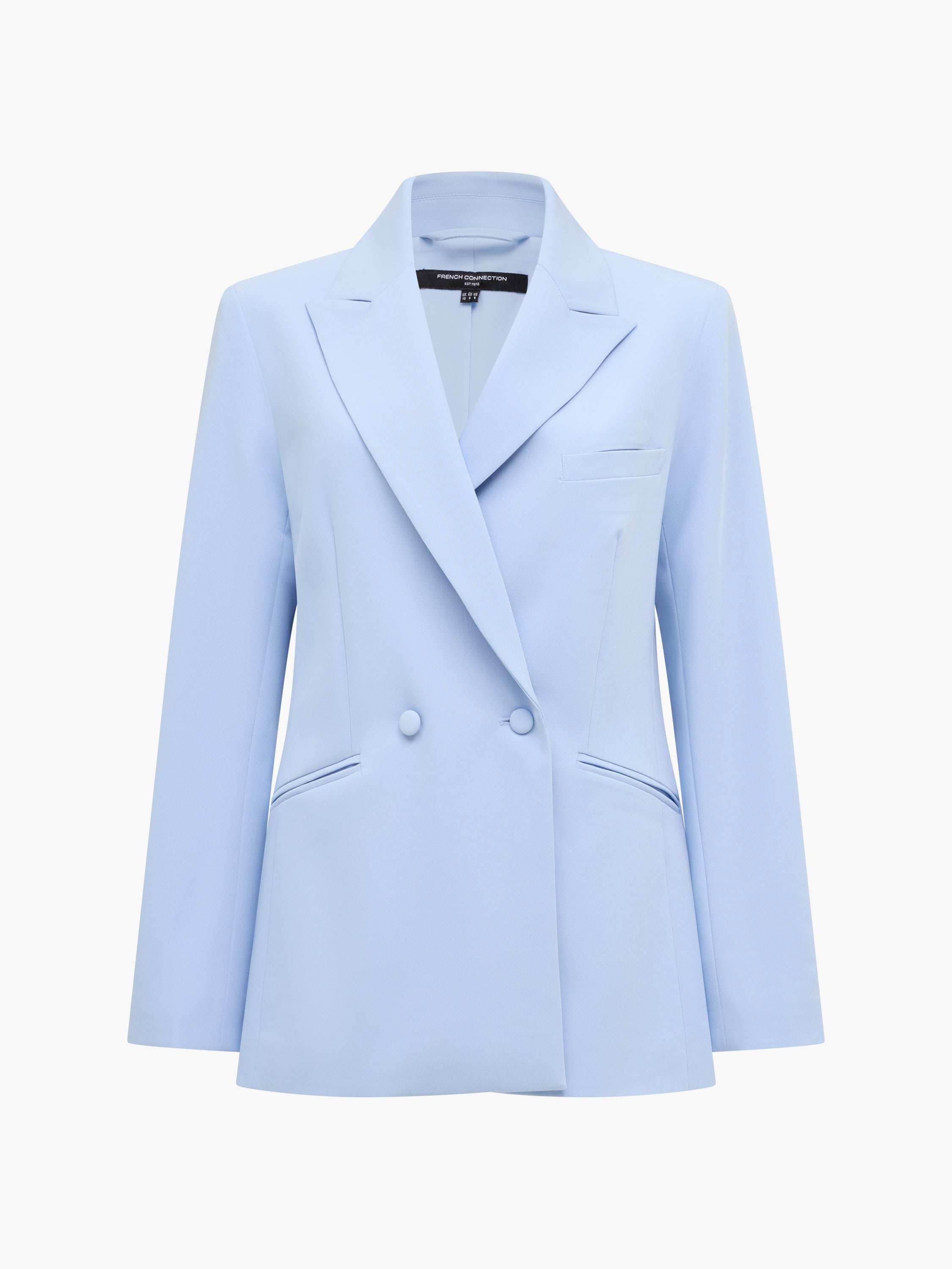 Sammie Tailored Light Blue Double Breasted Blazer