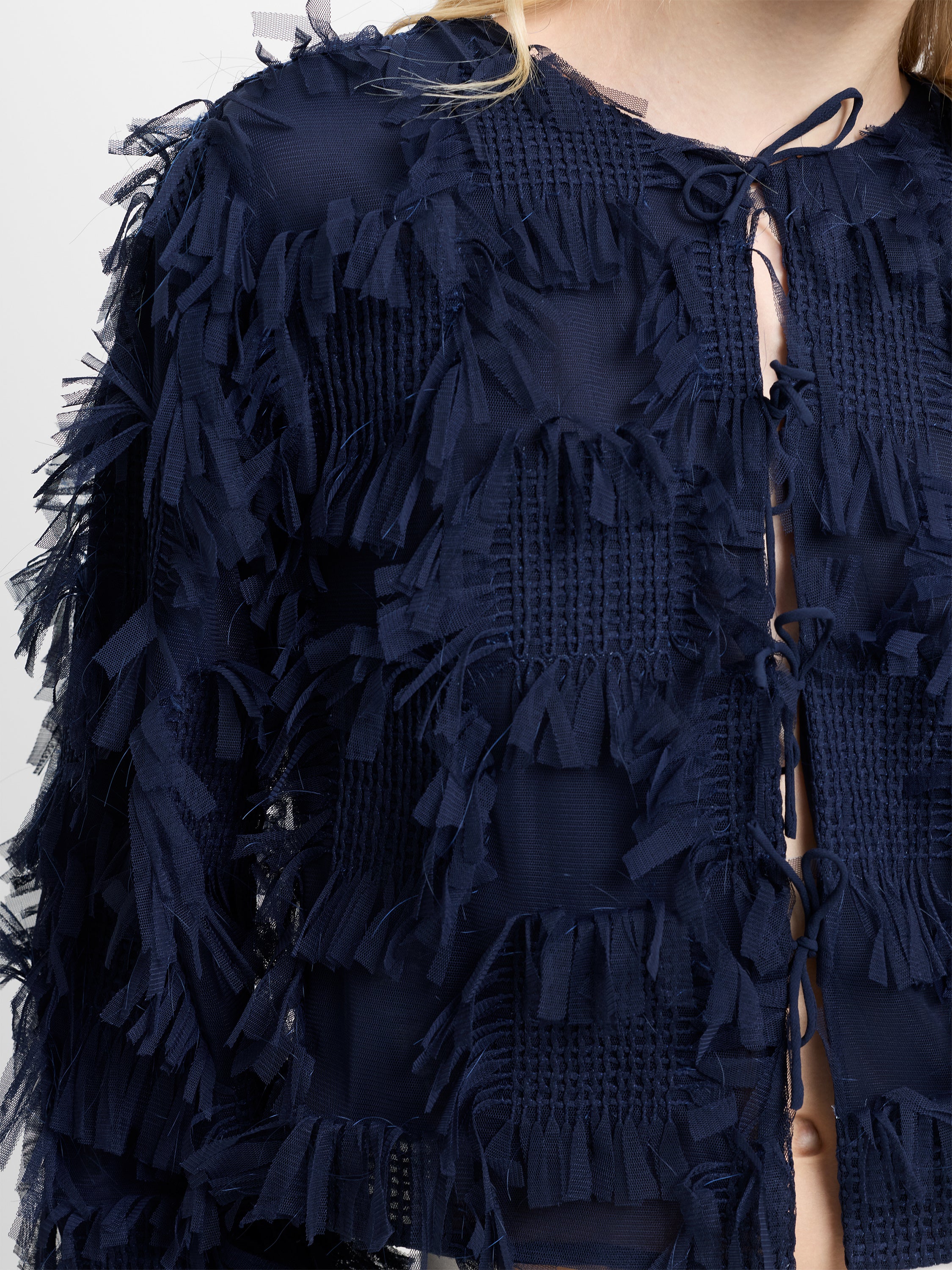 Millie Hyper Texture Navy Jacket